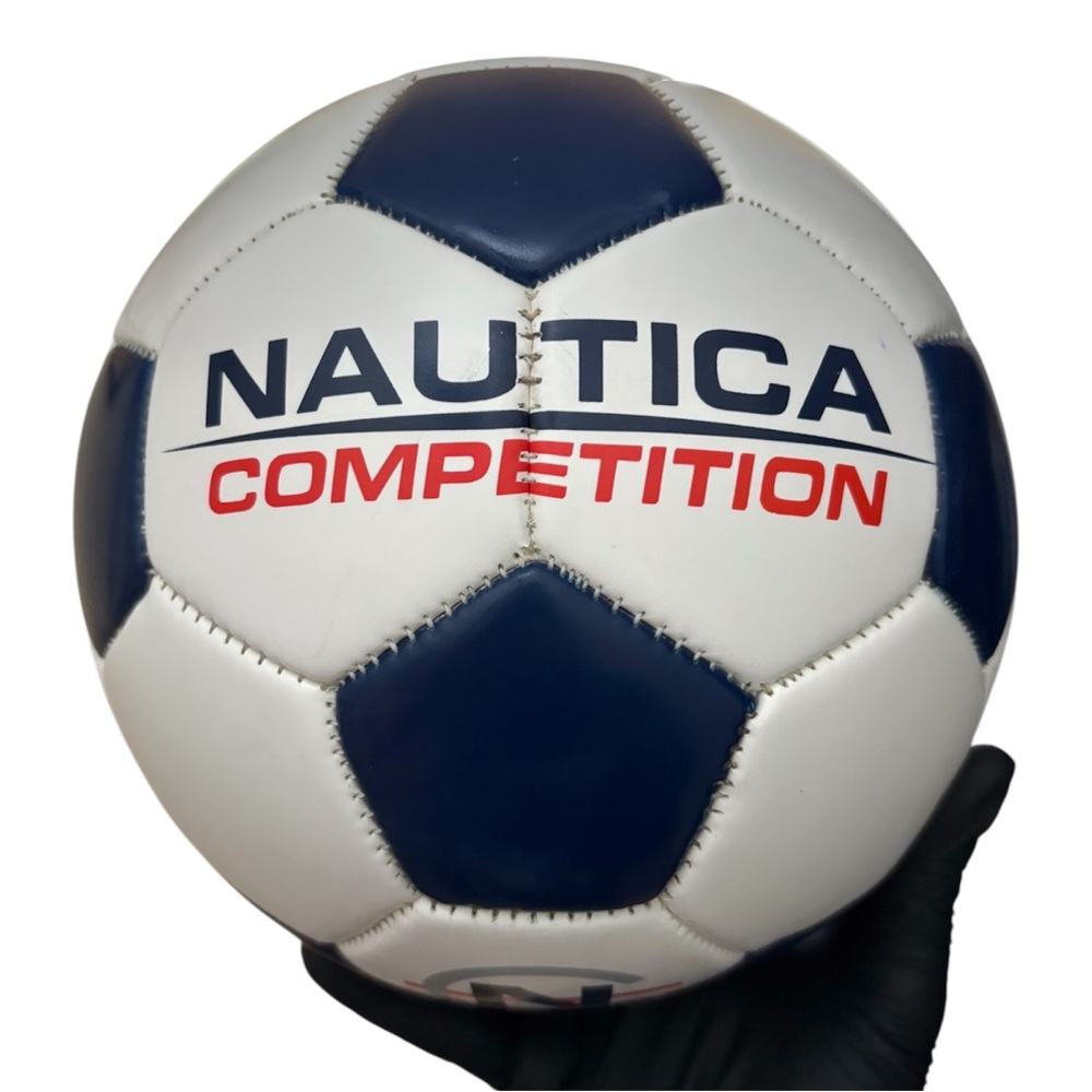 VINTAGE 90s SOCCER BALL BY NAUTICA COMPETITION